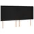 Produktbild 3 för Sänggavel LED svart 203x16x118/128 cm tyg