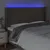 Produktbild 4 för Sänggavel LED taupe 203x16x118/128 cm tyg