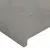Produktbild 5 för Sänggavel LED ljusgrå 83x16x118/128 cm sammet