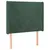 Produktbild 3 för Sänggavel LED mörkgrön 83x16x118/128 cm sammet