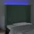 Produktbild 4 för Sänggavel LED mörkgrön 83x16x118/128 cm sammet