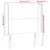 Produktbild 6 för Sänggavel LED mörkgrön 83x16x118/128 cm sammet