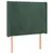 Produktbild 3 för Sänggavel LED mörkgrön 103x16x118/128 cm sammet