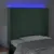 Produktbild 4 för Sänggavel LED mörkgrön 103x16x118/128 cm sammet