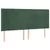 Produktbild 3 för Sänggavel LED grön 163x16x118/128 cm tsammetyg