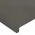Produktbild 5 för Sänggavel LED mörkgrå 183x16x118/128 cm sammet