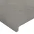 Produktbild 5 för Sänggavel LED ljusgrå 203x16x118/128 cm sammet