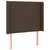 Produktbild 3 för Sänggavel LED brun 83x16x118/128 cm konstläder