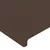 Produktbild 5 för Sänggavel LED brun 83x16x118/128 cm konstläder