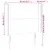 Produktbild 6 för Sänggavel LED brun 83x16x118/128 cm konstläder