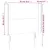 Produktbild 6 för Sänggavel LED brun 93x16x118/128 cm konstläder