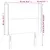 Produktbild 6 för Sänggavel LED cappuccino 93x16x118/128 cm konstläder