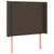 Produktbild 3 för Sänggavel LED brun 103x16x118/128 cm konstläder