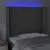 Produktbild 4 för Sänggavel LED grå 103x16x118/128 cm konstläder