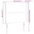 Produktbild 6 för Sänggavel LED cappuccino 103x16x118/128 cm konstläder