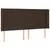 Produktbild 3 för Sänggavel LED brun 163x16x118/128 cm konstläder