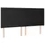 Produktbild 3 för Sänggavel LED svart 183x16x118/128 cm konstläder