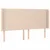 Produktbild 3 för Sänggavel LED cappuccino 203x16x118/128 cm konstläder