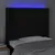 Produktbild 4 för Sänggavel LED svart 103x16x118/128 cm tyg