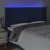 Produktbild 4 för Sänggavel LED blå 163x16x118/128 cm tyg