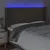 Produktbild 4 för Sänggavel LED taupe 183x16x118/128 cm tyg