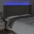 Produktbild 4 för Sänggavel LED taupe 203x16x118/128 cm tyg