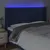 Produktbild 4 för Sänggavel LED blå 203x16x118/128 cm tyg