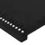 Produktbild 5 för Sänggavel LED svart 83x16x118/128 cm sammet