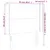 Produktbild 6 för Sänggavel LED svart 93x16x118/128 cm sammet