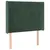Produktbild 3 för Sänggavel LED mörkgrön 103x16x118/128 cm sammet