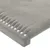 Produktbild 5 för Sänggavel LED ljusgrå 147x16x118/128 cm sammet