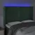 Produktbild 4 för Sänggavel LED grön 147x16x118/128 cm sammet