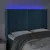 Produktbild 4 för Sänggavel LED blå 147x16x118/128 cm sammet