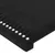 Produktbild 5 för Sänggavel LED svart 163x16x118/128 cm sammet