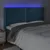 Produktbild 4 för Sänggavel LED blå 163x16x118/128 cm sammet