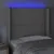 Produktbild 4 för Sänggavel LED grå 83x16x118/128 cm konstläder