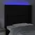 Produktbild 4 för Sänggavel LED svart 93x16x118/128 cm konstläder