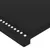 Produktbild 5 för Sänggavel LED svart 93x16x118/128 cm konstläder