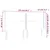 Produktbild 6 för Sänggavel LED cappuccino 163x16x118/128 cm konstläder