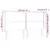 Produktbild 6 för Sänggavel LED gräddvit 183x16x118/128 cm konstläder