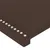 Produktbild 5 för Sänggavel LED brun 203x16x118/128 cm konstläder