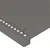 Produktbild 5 för Sänggavel LED grå 203x16x118/128 cm konstläder