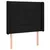 Produktbild 3 för Sänggavel LED svart 83x16x118/128 cm tyg
