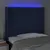 Produktbild 4 för Sänggavel LED blå 93x16x118/128 cm tyg