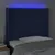 Produktbild 4 för Sänggavel LED blå 103x16x118/128 cm tyg