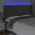 Produktbild 4 för Sänggavel LED taupe 163x16x118/128 cm tyg