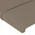 Produktbild 5 för Sänggavel LED taupe 163x16x118/128 cm tyg