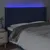 Produktbild 4 för Sänggavel LED blå 163x16x118/128 cm tyg