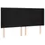 Produktbild 3 för Sänggavel LED svart 183x16x118/128 cm tyg