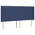 Produktbild 3 för Sänggavel LED blå 183x16x118/128 cm tyg